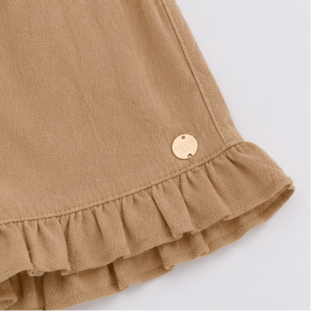 Conjunto Infantil Feminino Have Fun Butterfly Cotton e Short Crepado