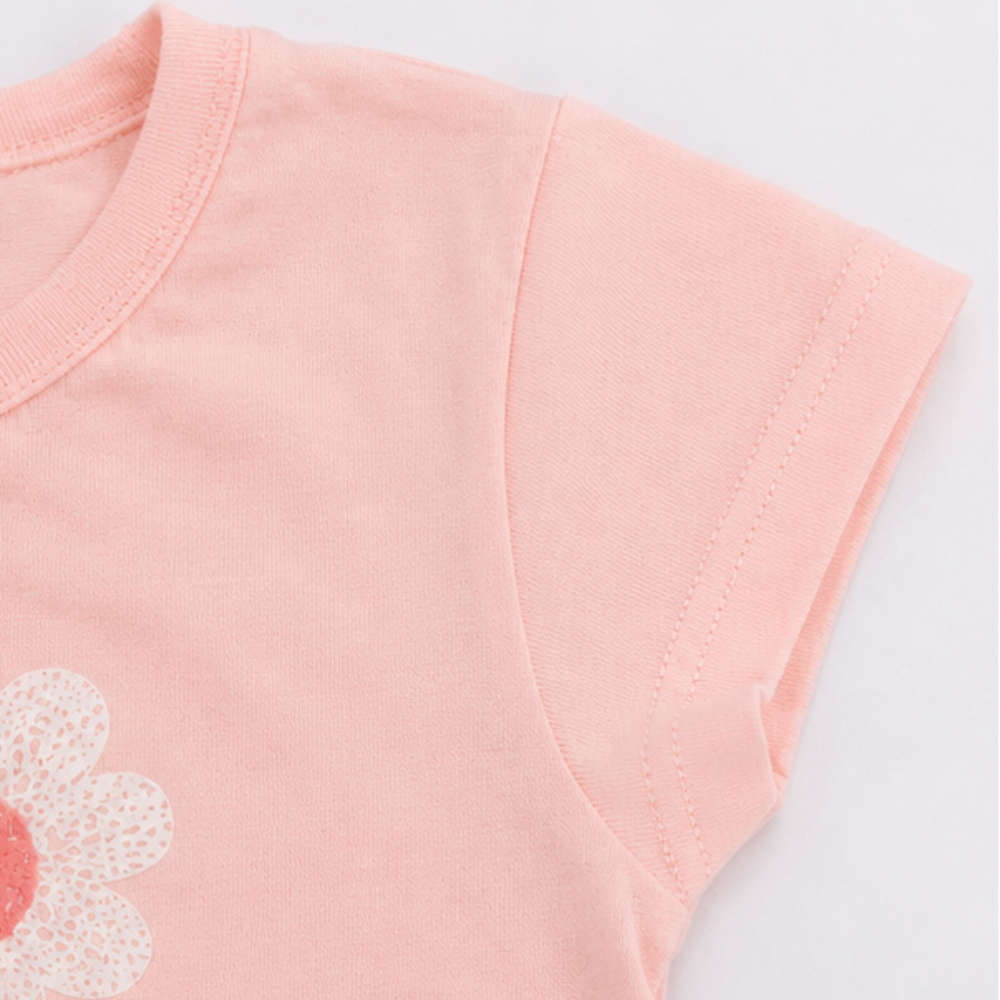 Conjunto Infantil Feminino Have Fun Inspire You Blusa e Saia Short