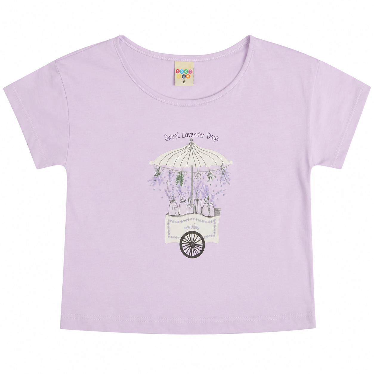 Conjunto Infantil Feminino Have Fun Sweet Lavender Blusa e Short