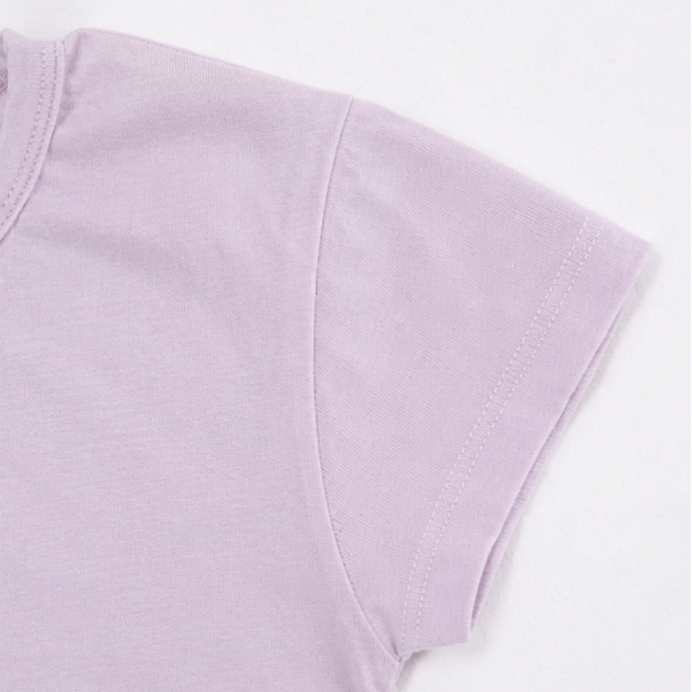 Conjunto Infantil Feminino Have Fun Sweet Lavender Blusa e Short