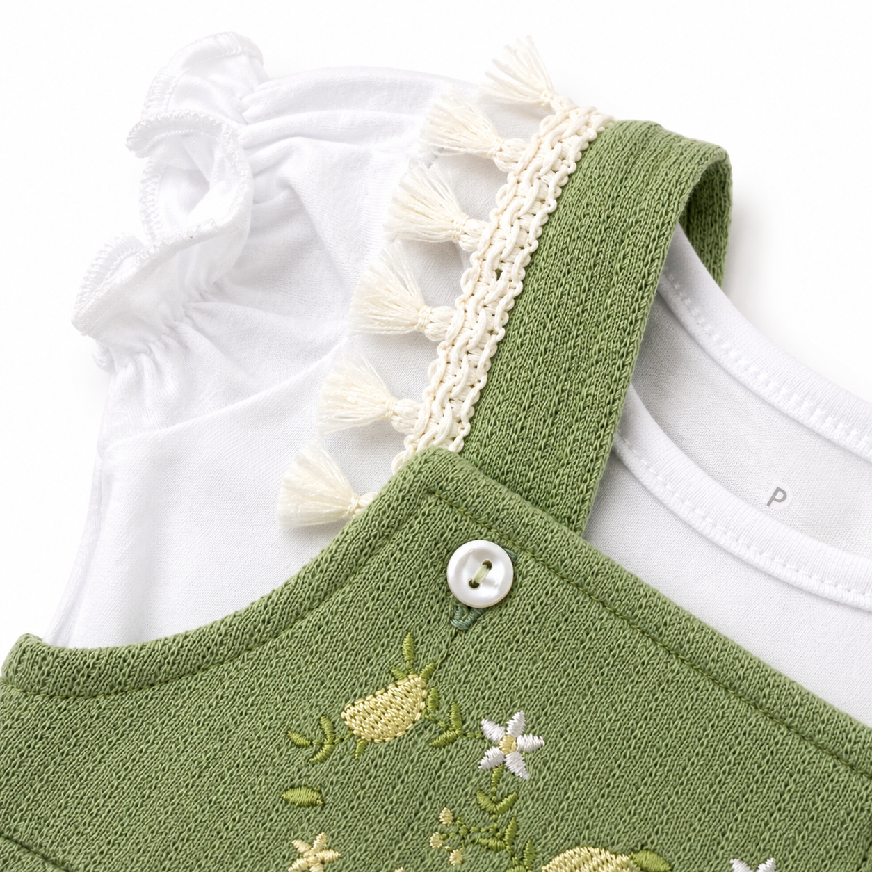 Romper Feminino Presente de Anjo Tricô com Blusa
