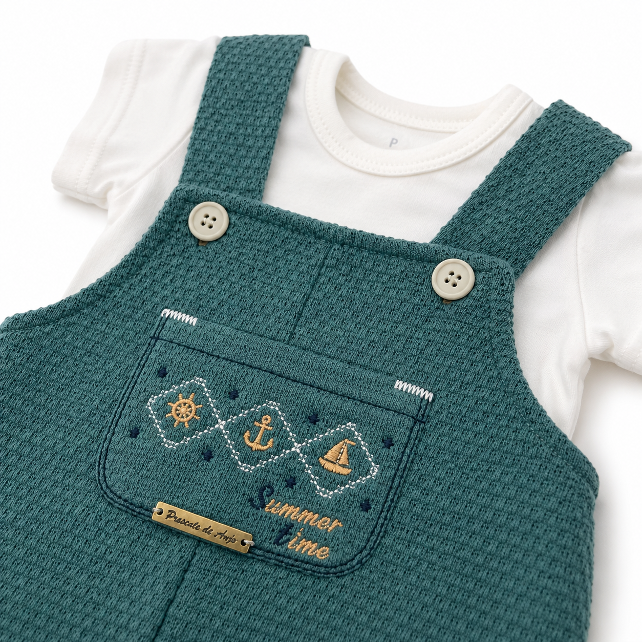 Romper Masculino Presente de Anjo Tricô com Blusa