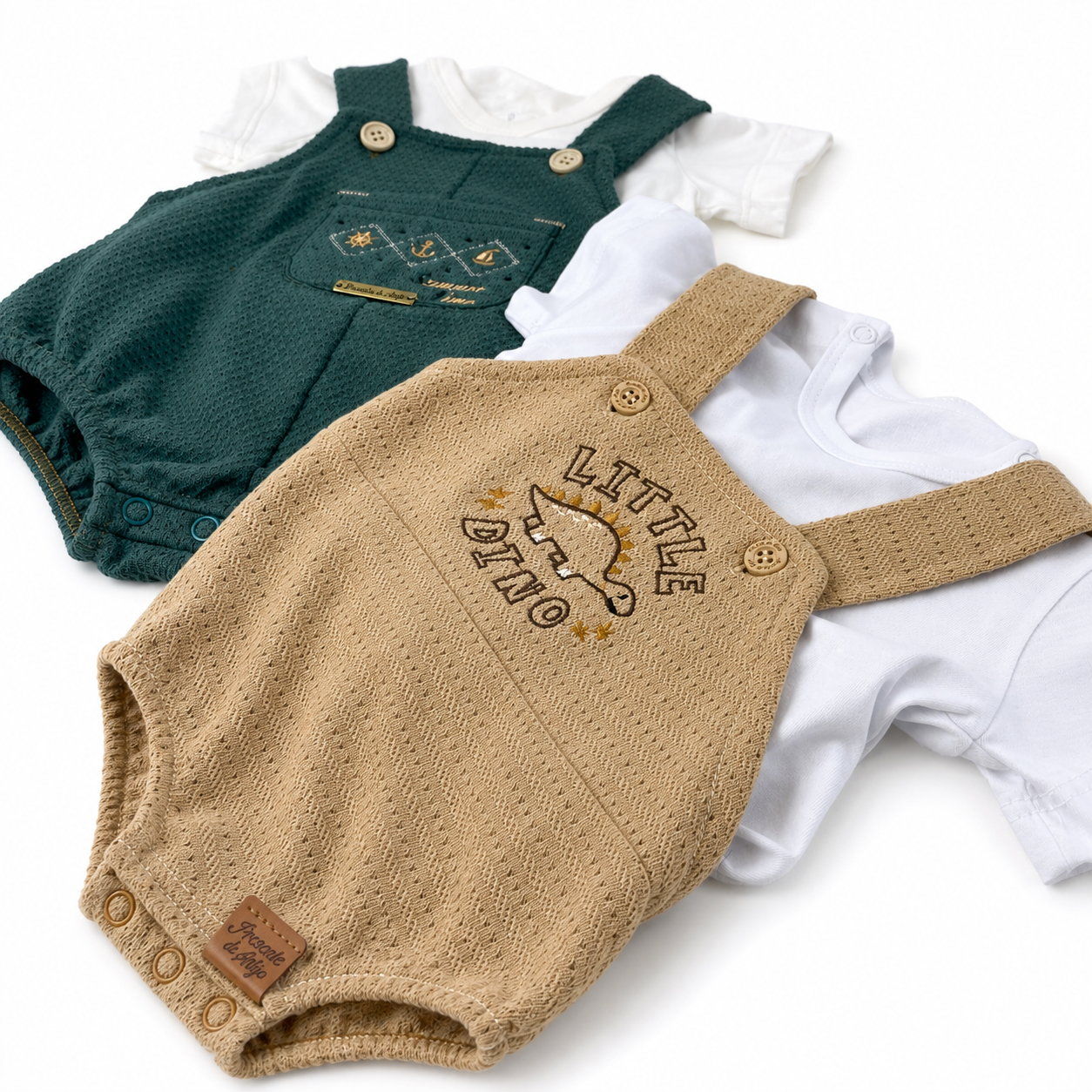 Romper Masculino Presente de Anjo Tricô com Blusa