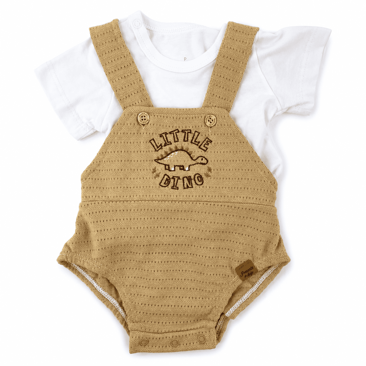 Romper Masculino Presente de Anjo Tricô com Blusa