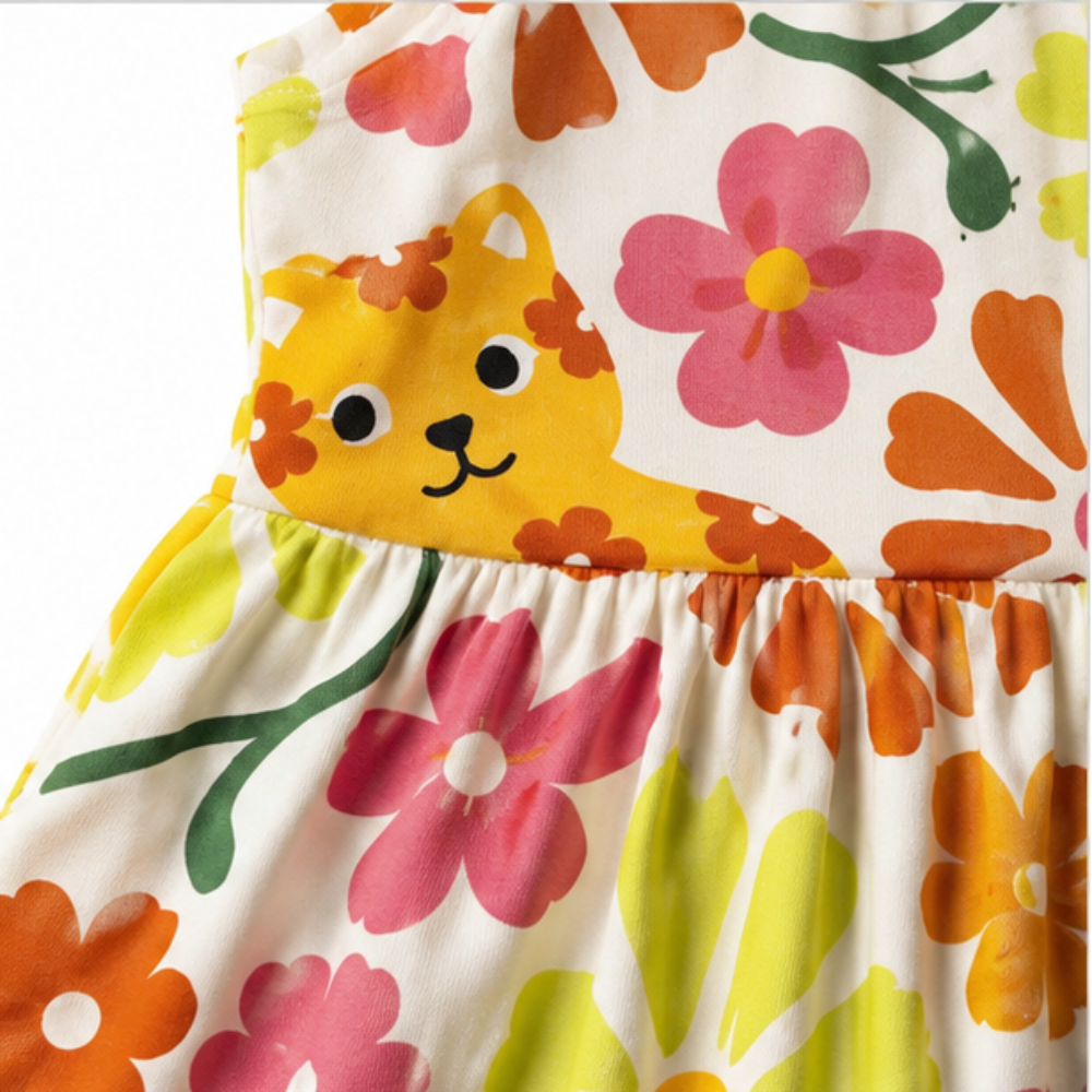 Vestido Infantil Kyly Três Marias Oncinha