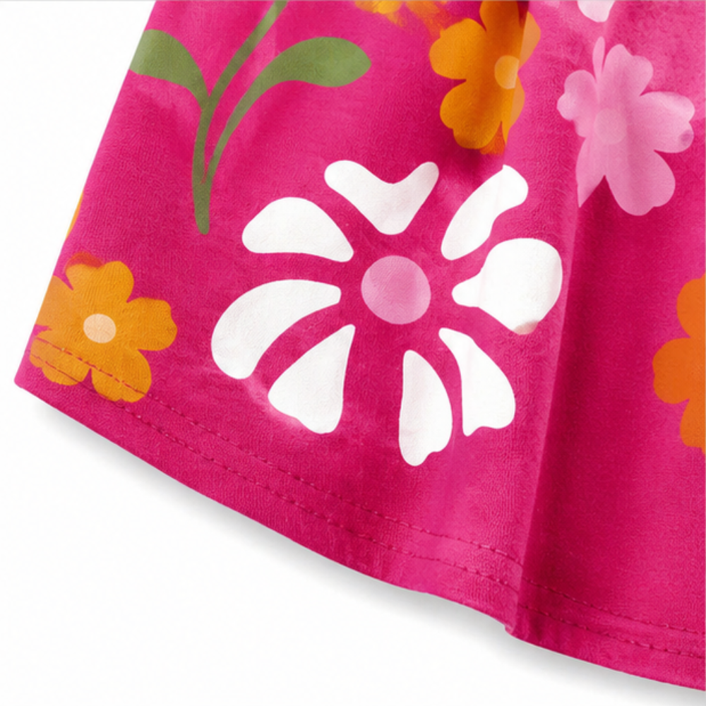 Vestido Infantil Feminino Kyly Oncinha Florida