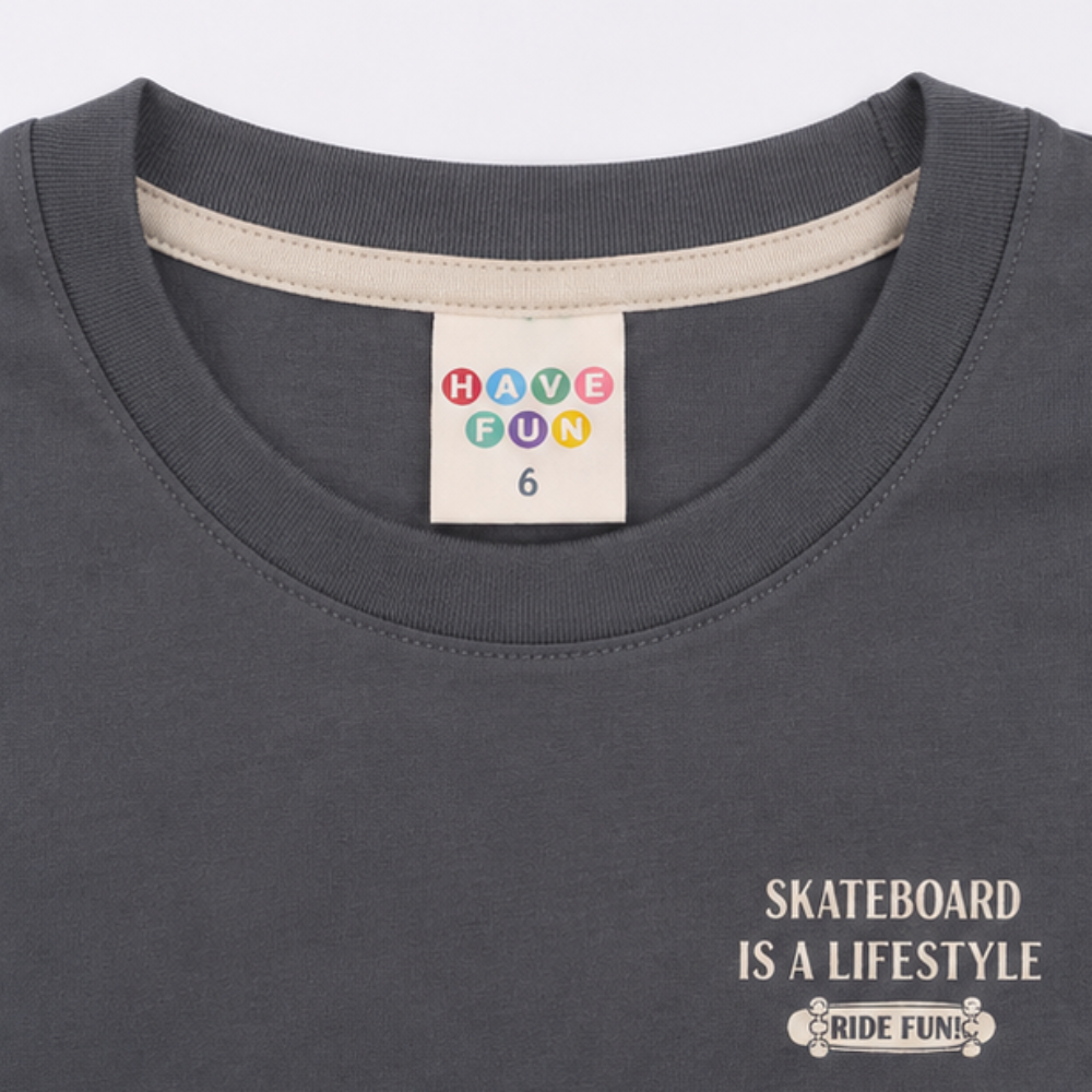 Conjunto Infantil Masculino Have Fun Lifestyle Camiseta e Bermuda Moletom Cargo