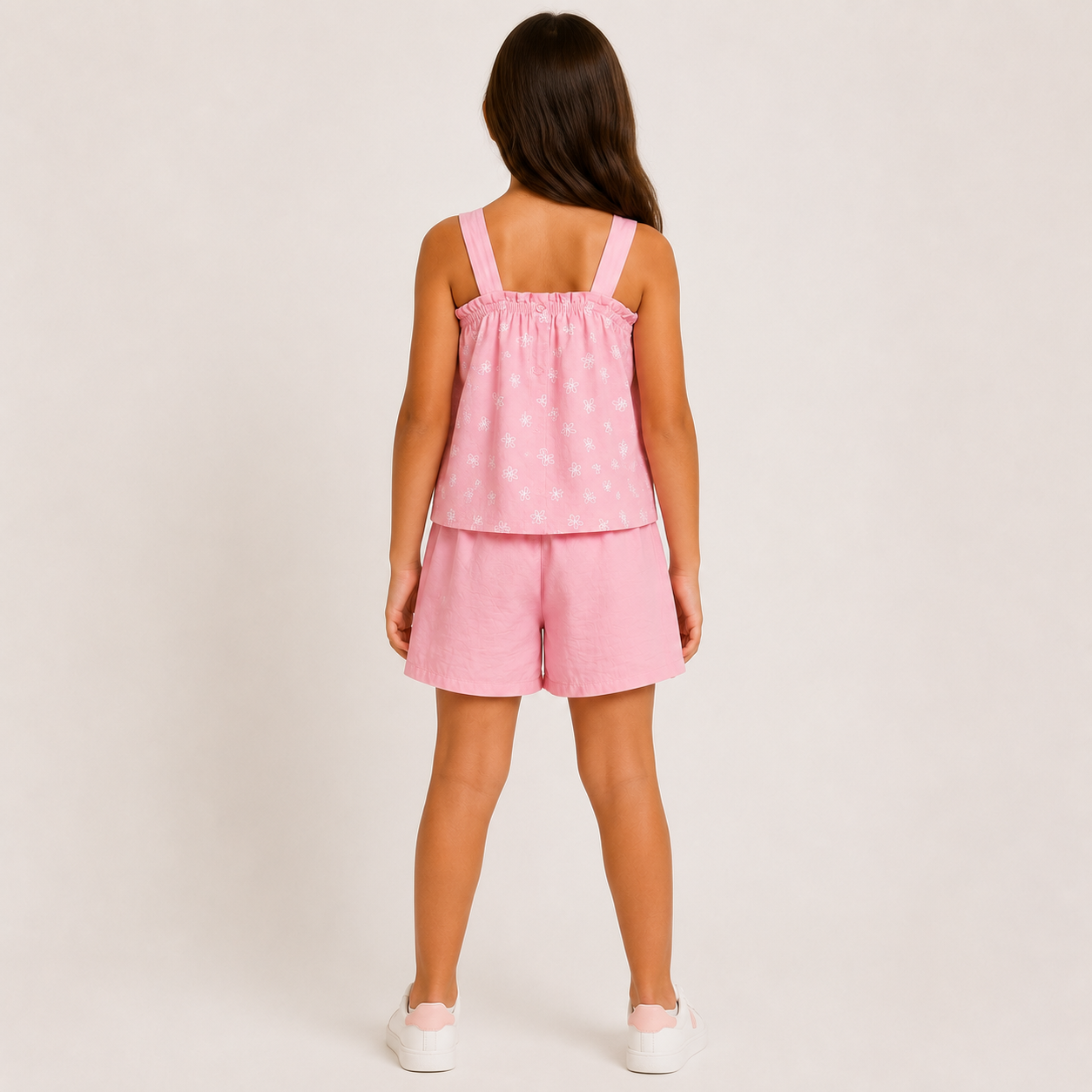 Conjunto Infantil Feminino Kamylus Lamon Viscose Rayon Mix Flow
