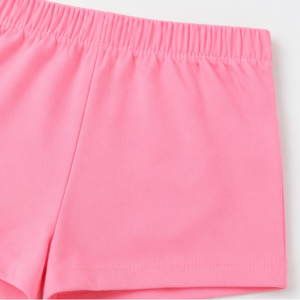 Conjunto Infantil Feminino Kamylus Florzinhas Regata e Shorts Soltinho