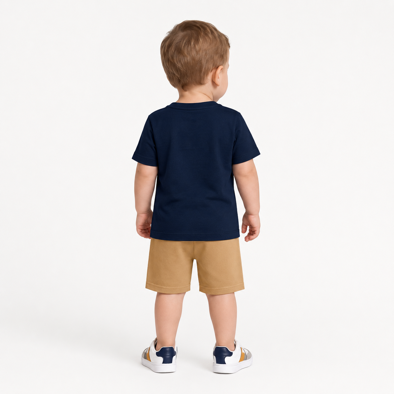 Conjunto Infantil Masculino Kyly Ursinho Baterista Camiseta e Bermuda