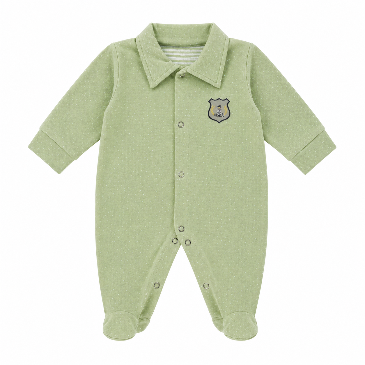 Saída de Maternidade Zuraffa Baby Malha Dupla Face Prematuro 3 Peças