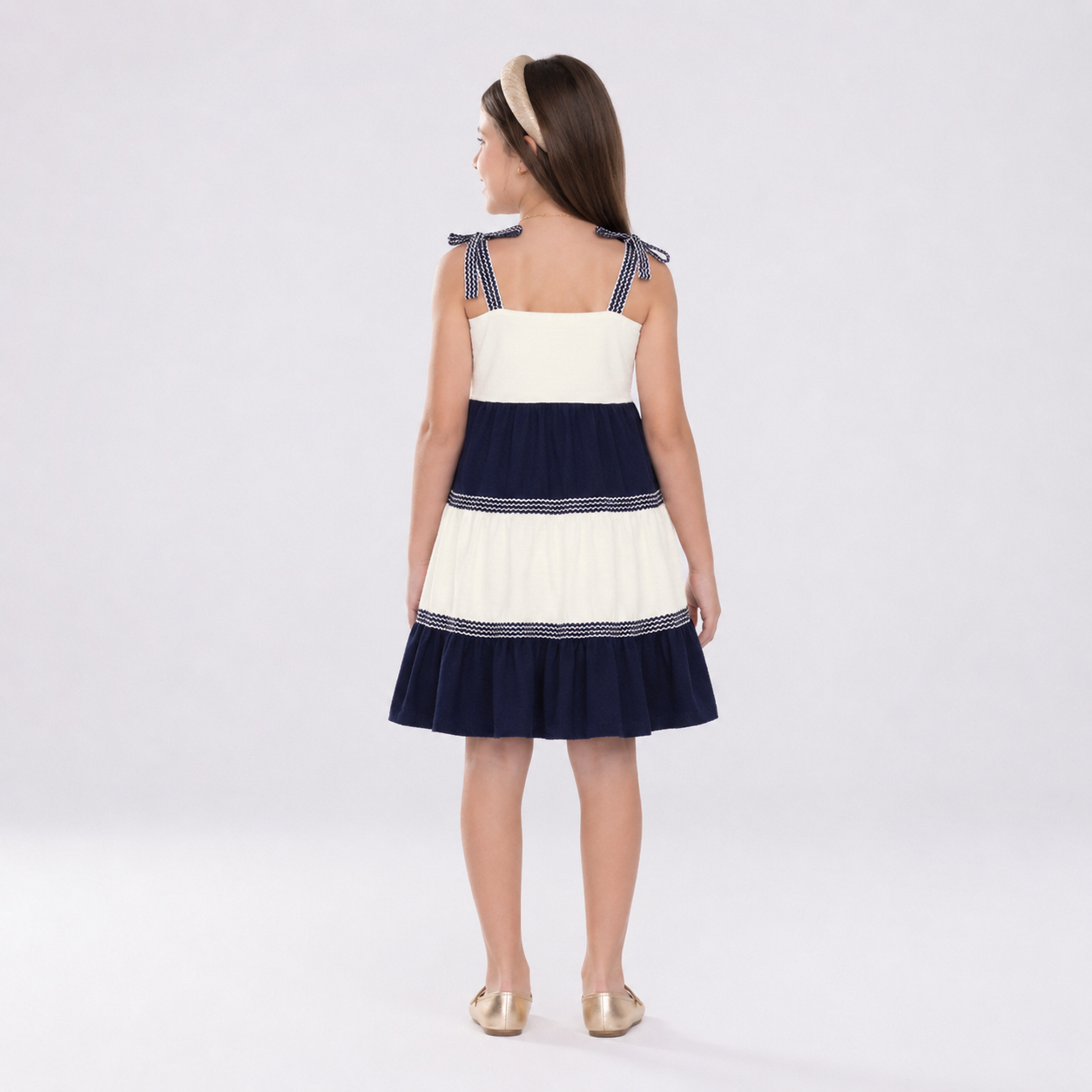 Vestido Infantil Alakazoo Três Marias Malha Nikko Alcinha