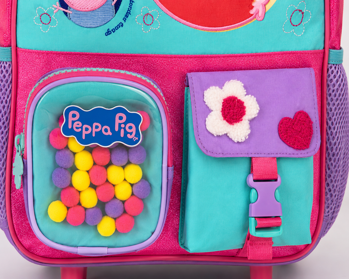 Mochila de Carrinho Clio Peppa Pig Oficial 13″