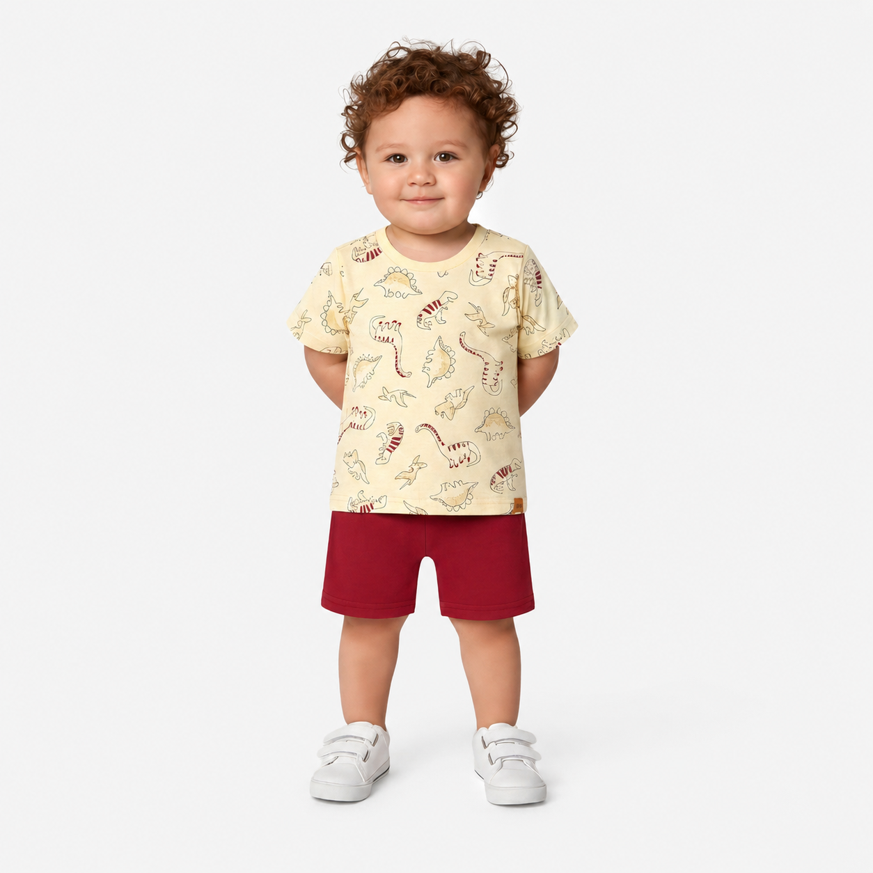 Conjunto Infantil Masculino Alakazoo Dinossauros Dino Team Casual