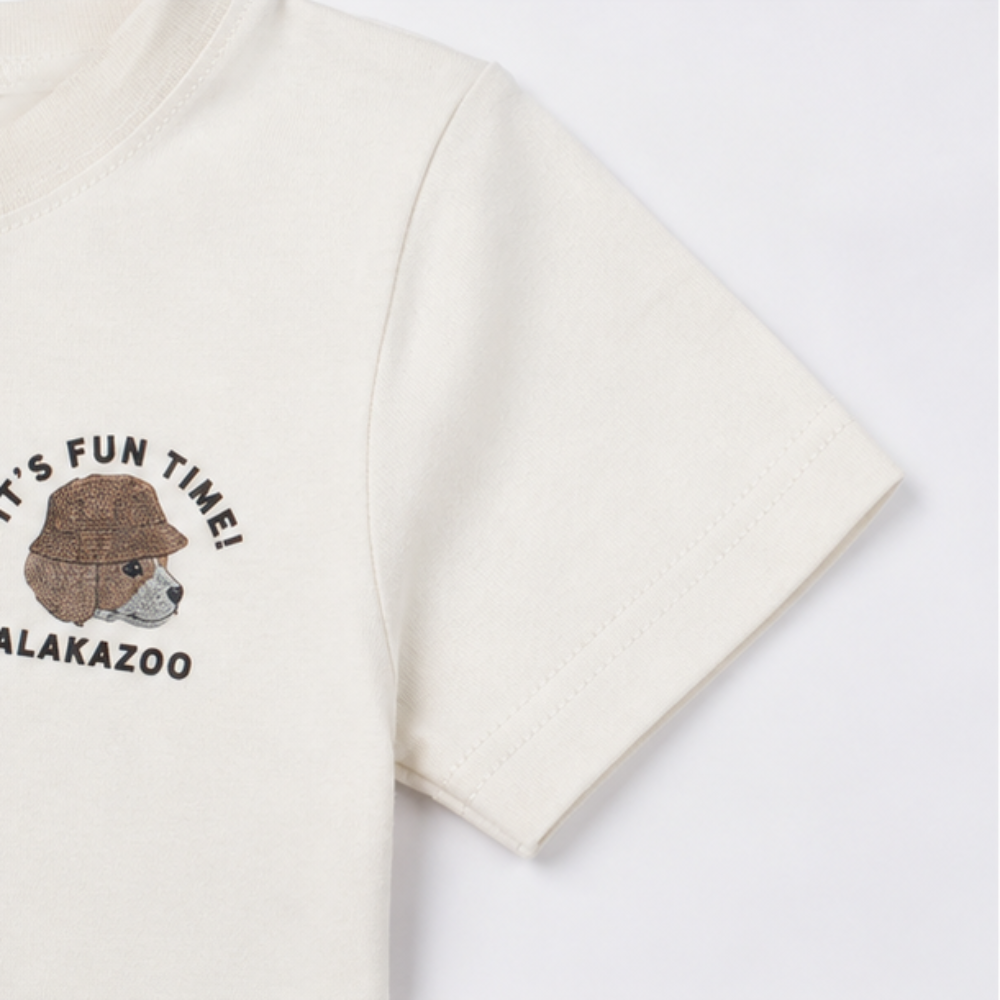 Conjunto Infantil Masculino Alakazoo Cachorrinho Fun Time