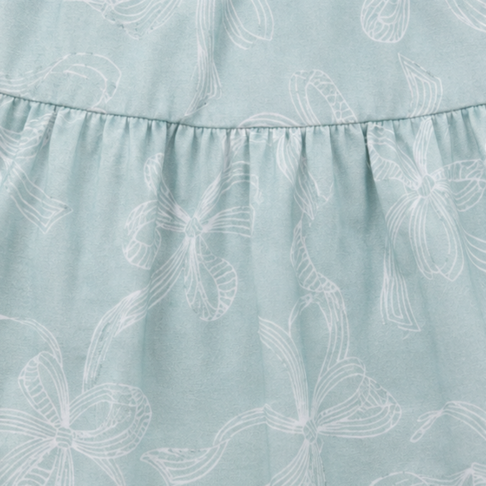 Vestido Infantil Milon Laços e Pérolas Elegante