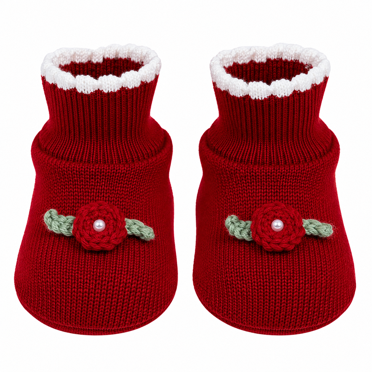 Kit Vestidinho Sanches Baby em Tricot 5 Peças