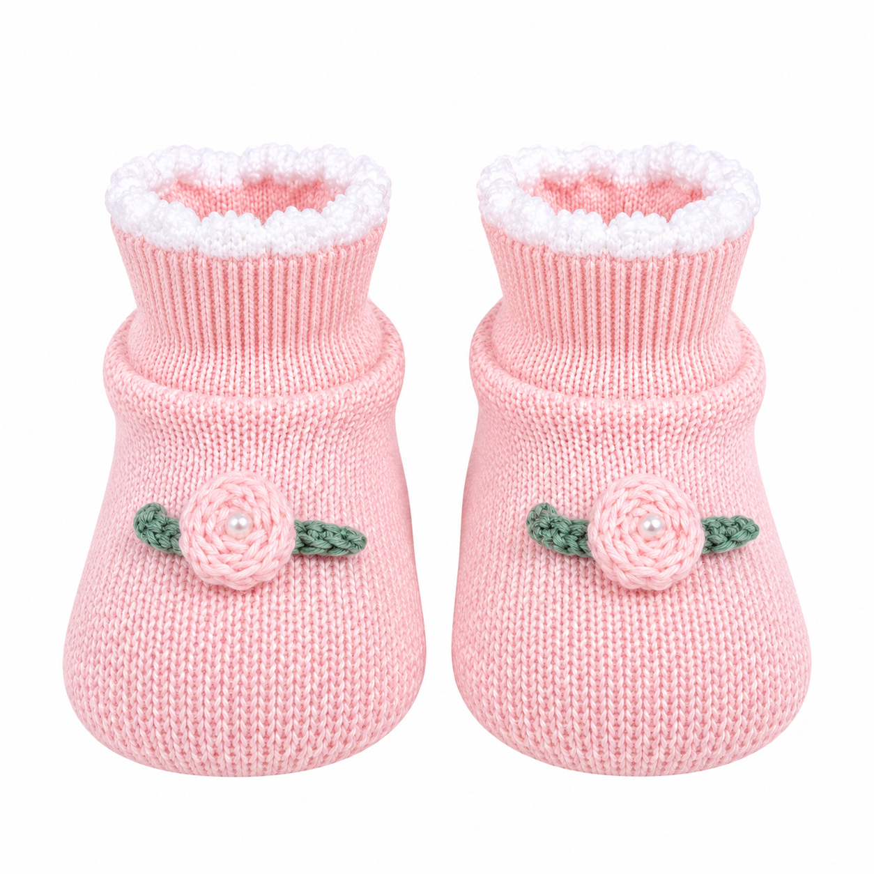 Kit Vestidinho Sanches Baby em Tricot 5 Peças