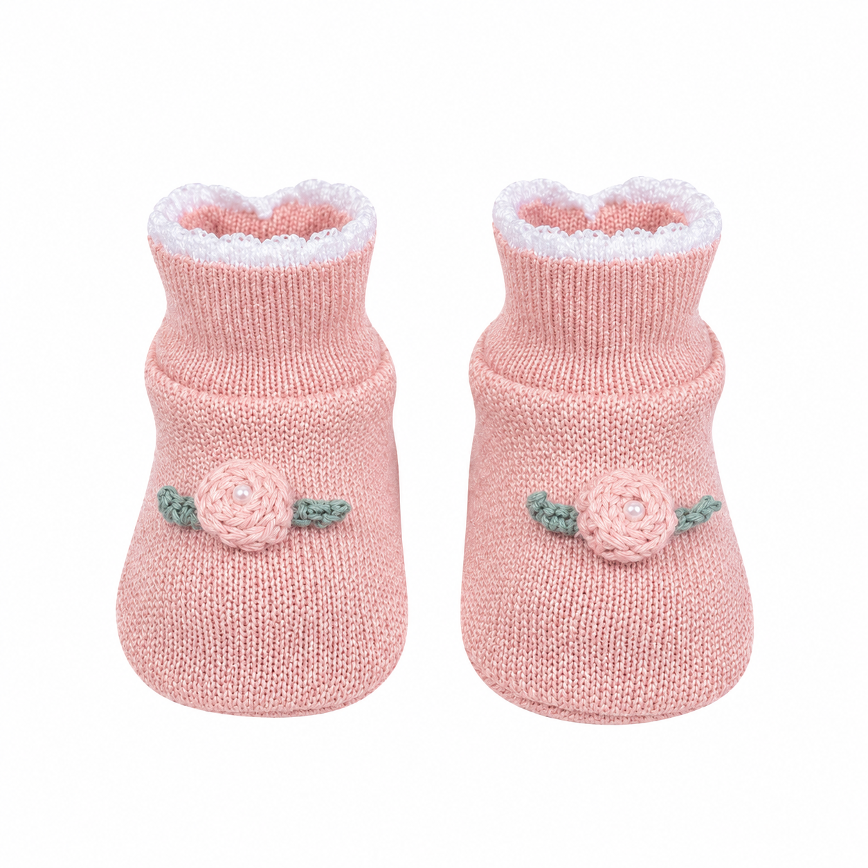 Kit Vestidinho Sanches Baby em Tricot 5 Peças