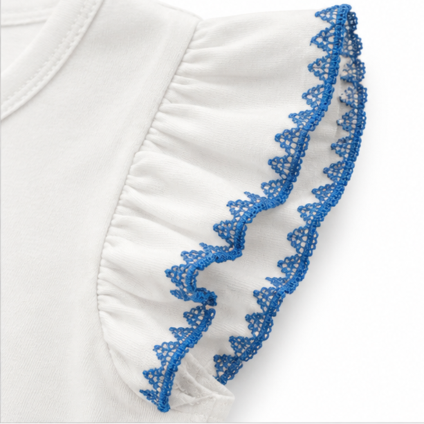 Conjunto Infantil Feminino Kyly Flores Blusa e Short