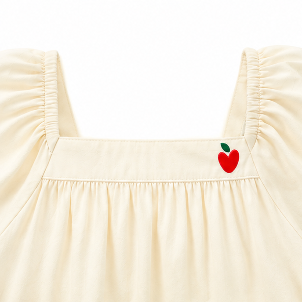 Vestido Infantil Feminino Nanai Tucanos e Palmeiras