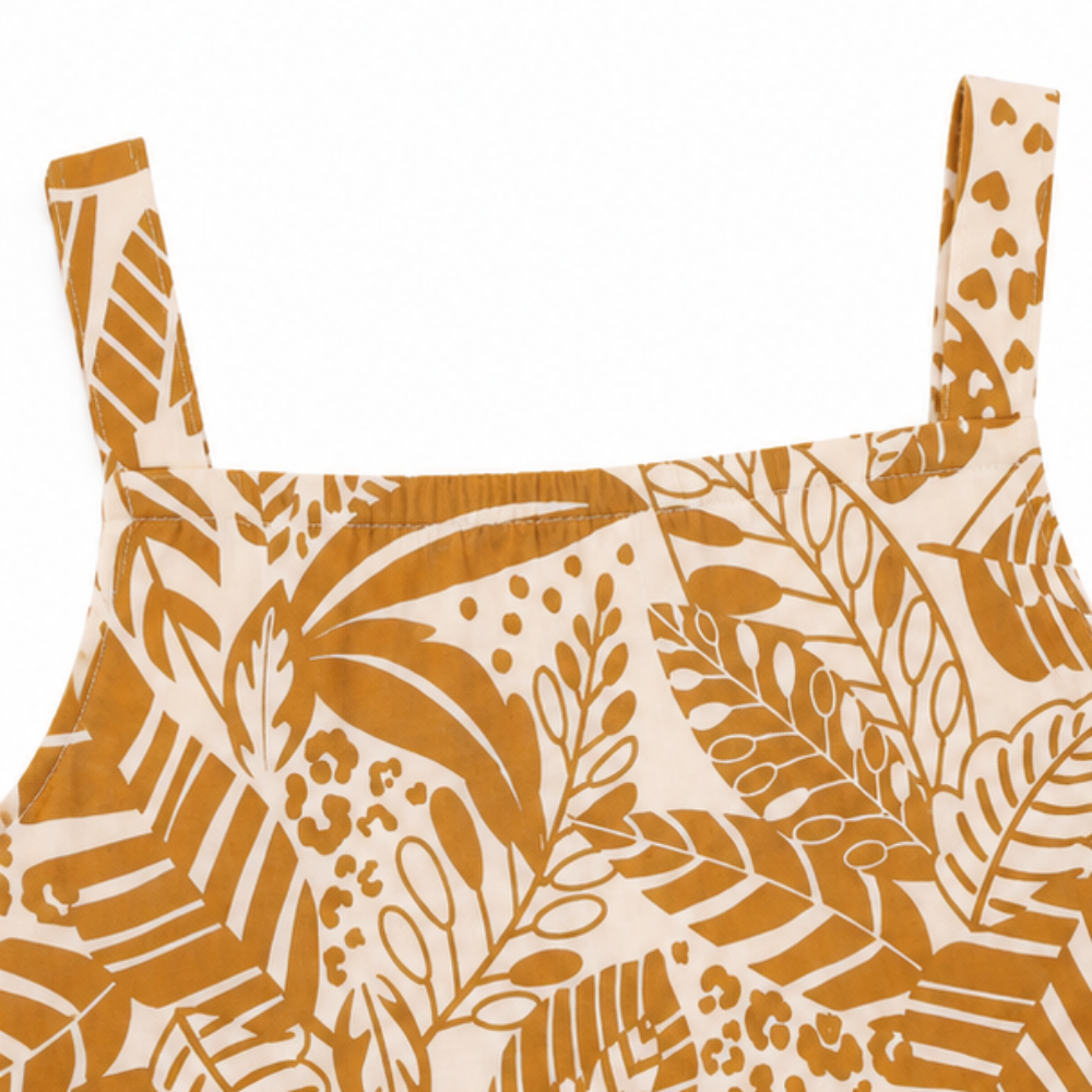 Conjunto Infanto-Juvenil Feminino Kyly Estampa Folhas
