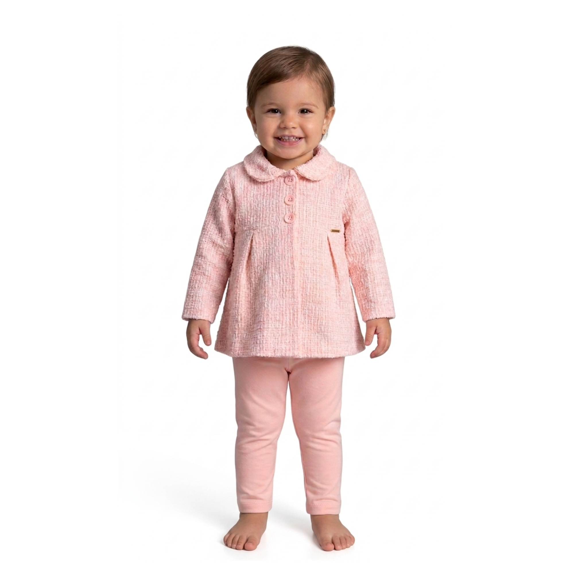 Conjunto Infantil Feminino Pulla Bulla Tweed