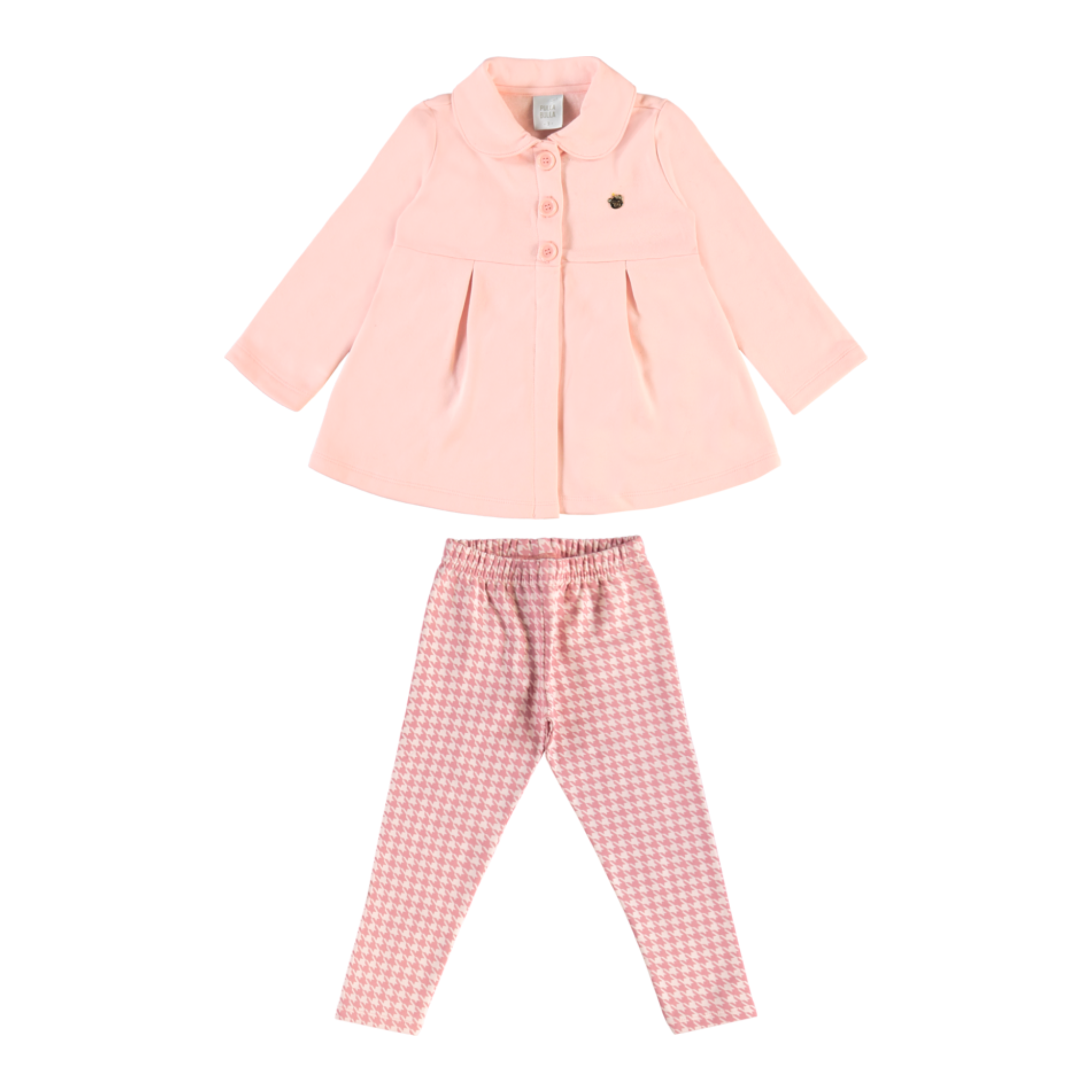 Conjunto Infantil Feminino Pulla Bulla Estrelado