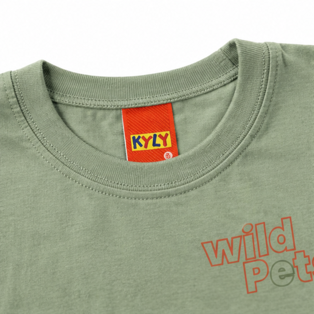 Conjunto Infantil Masculino Bebê Kyly Safari Wild Pets