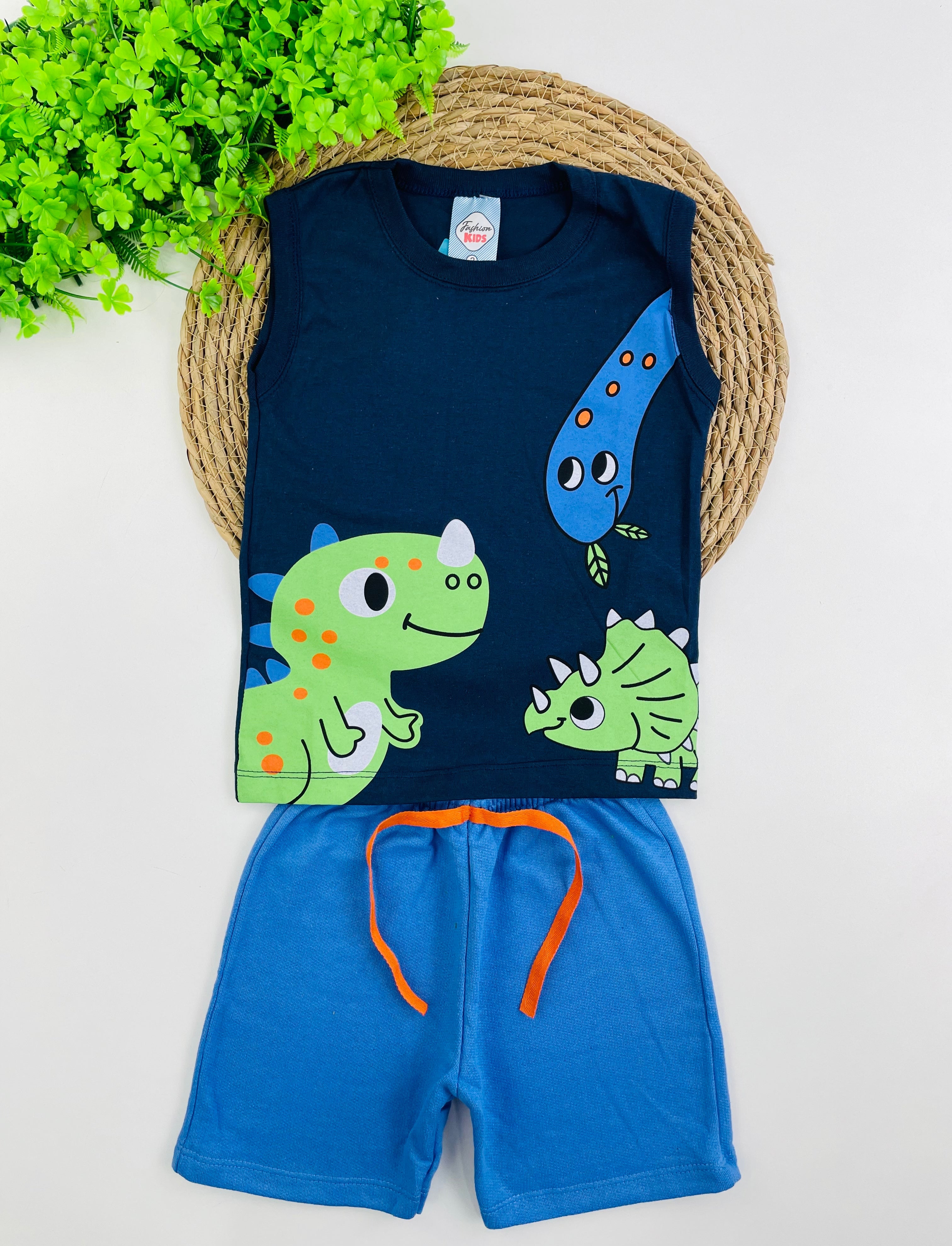 Conjunto Masculino Fashion Kids Dinos