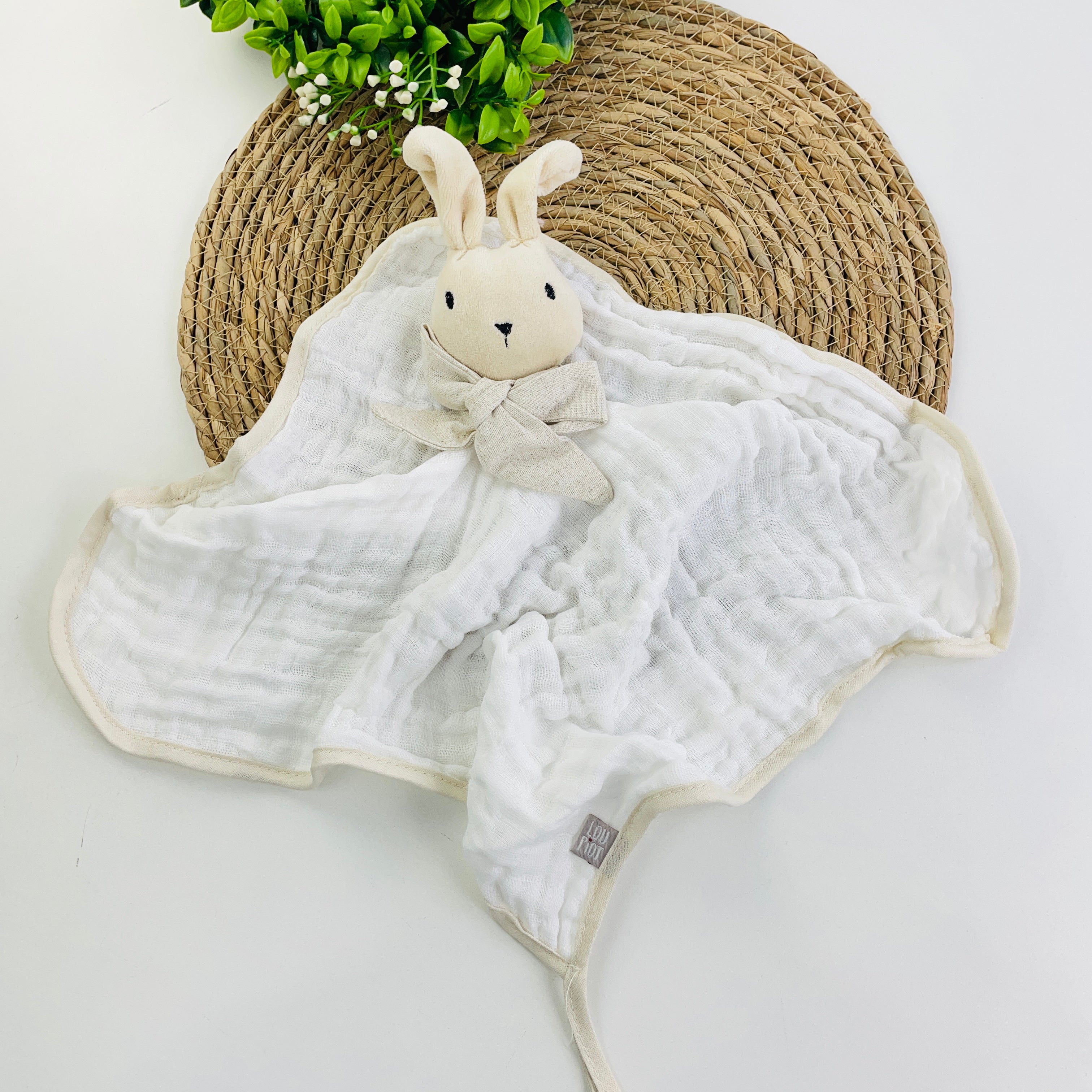 Naninha Loupiout Nature Coelhinho Com Prendedor De Chupeta