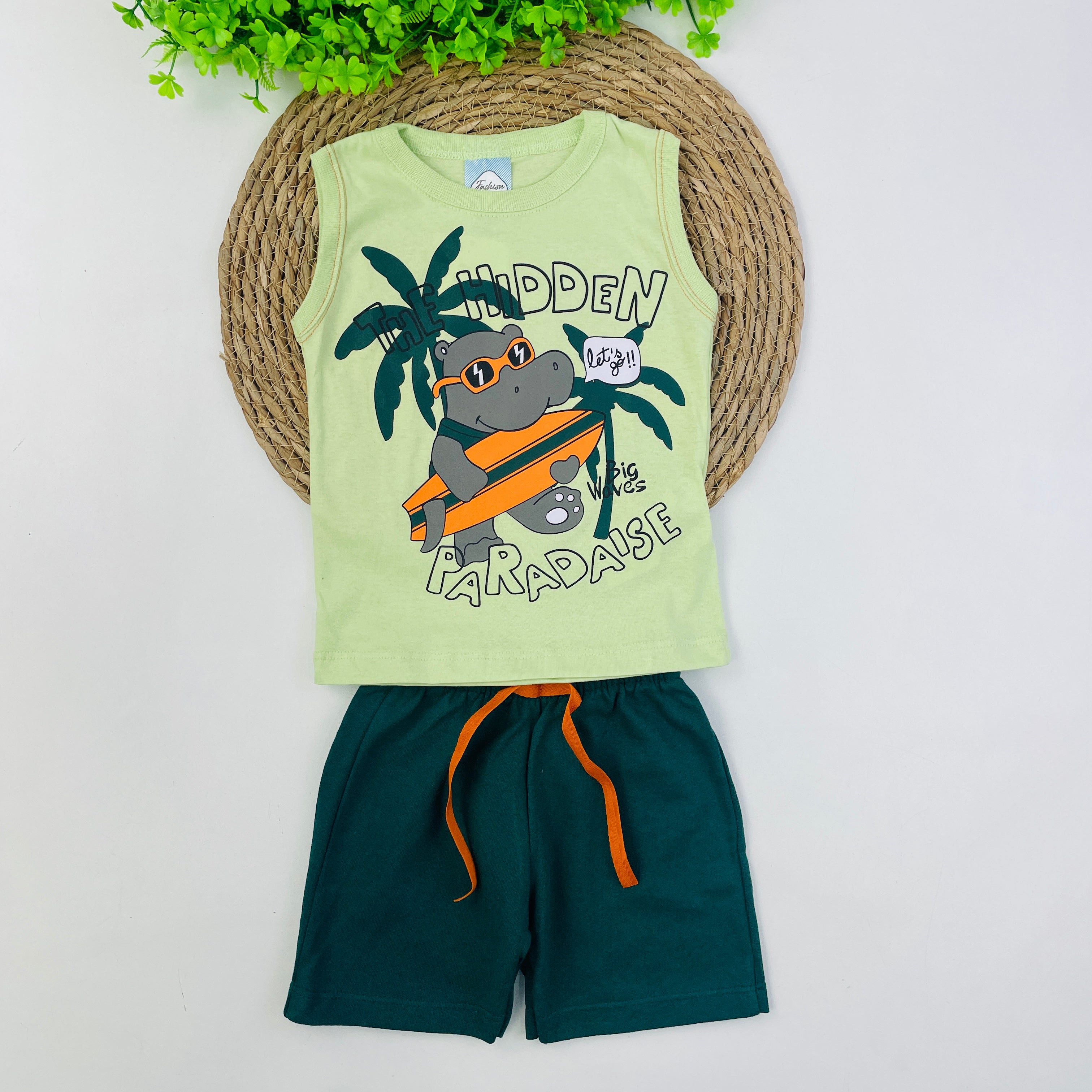 Conjunto Fashion Kids Infantil Masculino the Hidden Paradaise