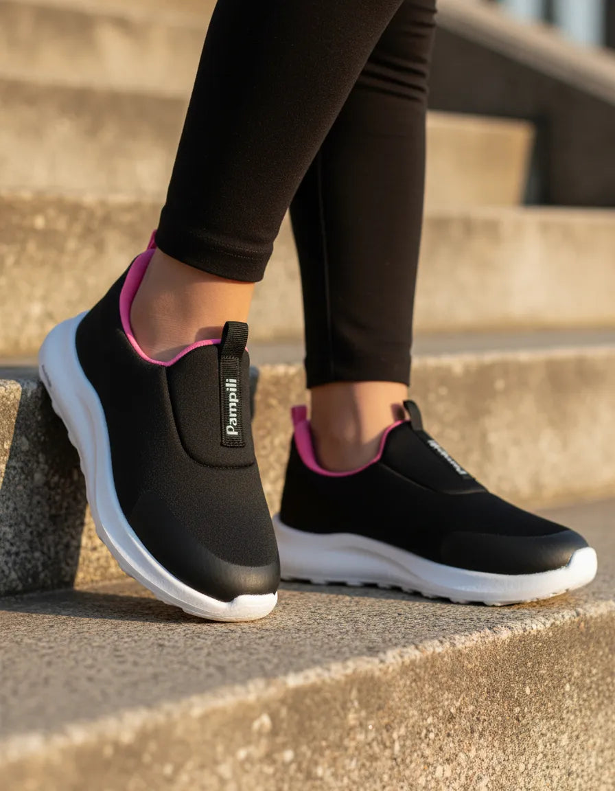 Tênis Infantil Pampili Escolar Volta às Aulas Calce Fácil