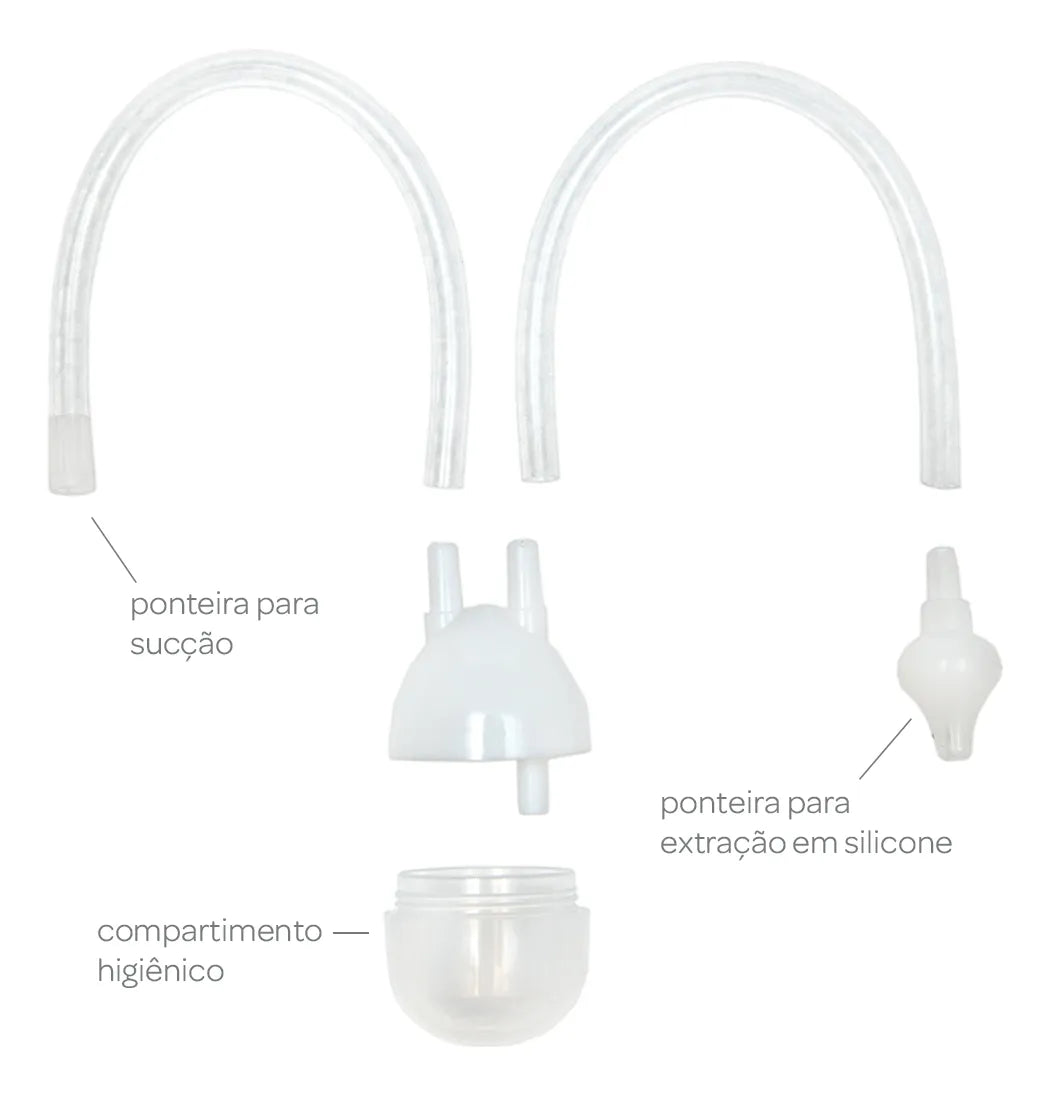 Aspirador Nasal de Sucção Buba Baby Higiene e Praticidade 0m+