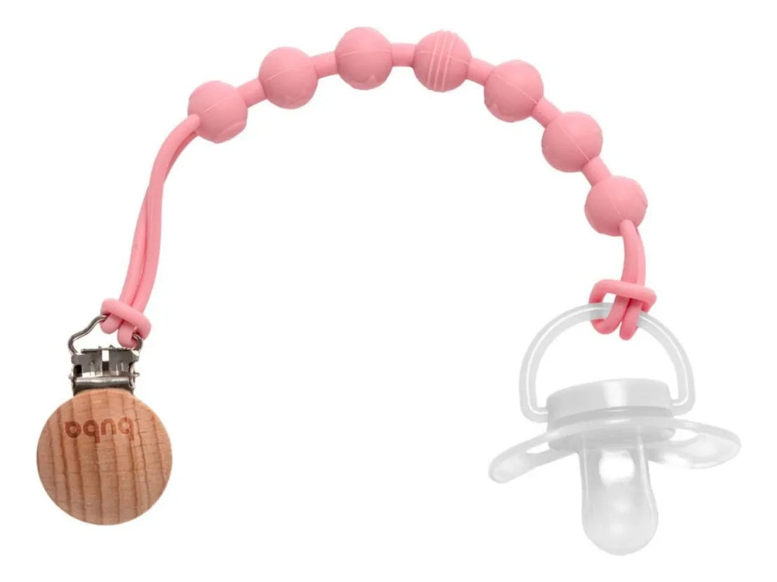 Prendedor de Chupeta Buba Bolinhas em Silicone +3M