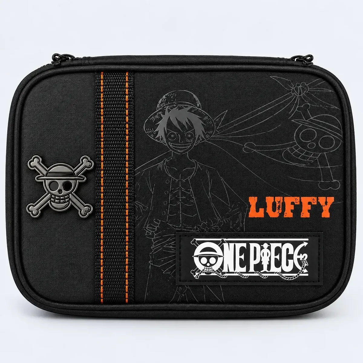 Kit Mochila de Costas Clio One Piece 18" Oficial com Estojo