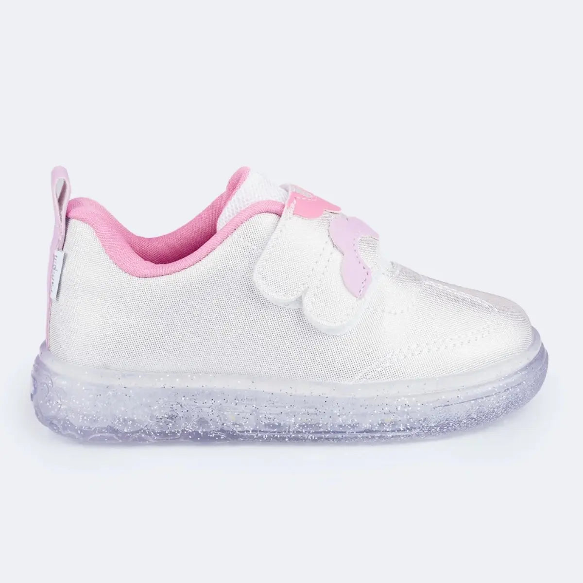 Tênis Pampili Sneaker Luz Flores Led