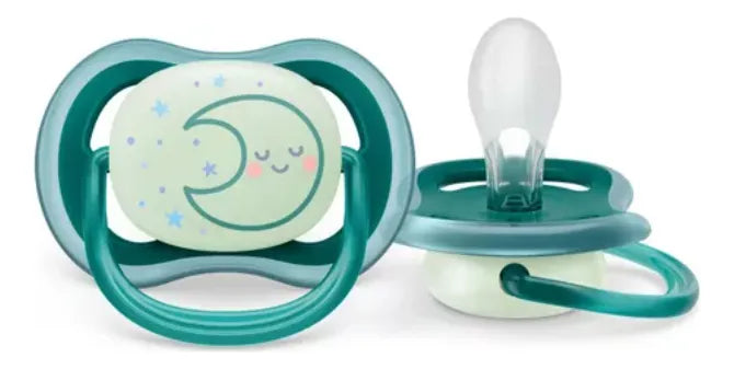 Chupeta Avent Ultra Air Nighttime Verde 6-18M