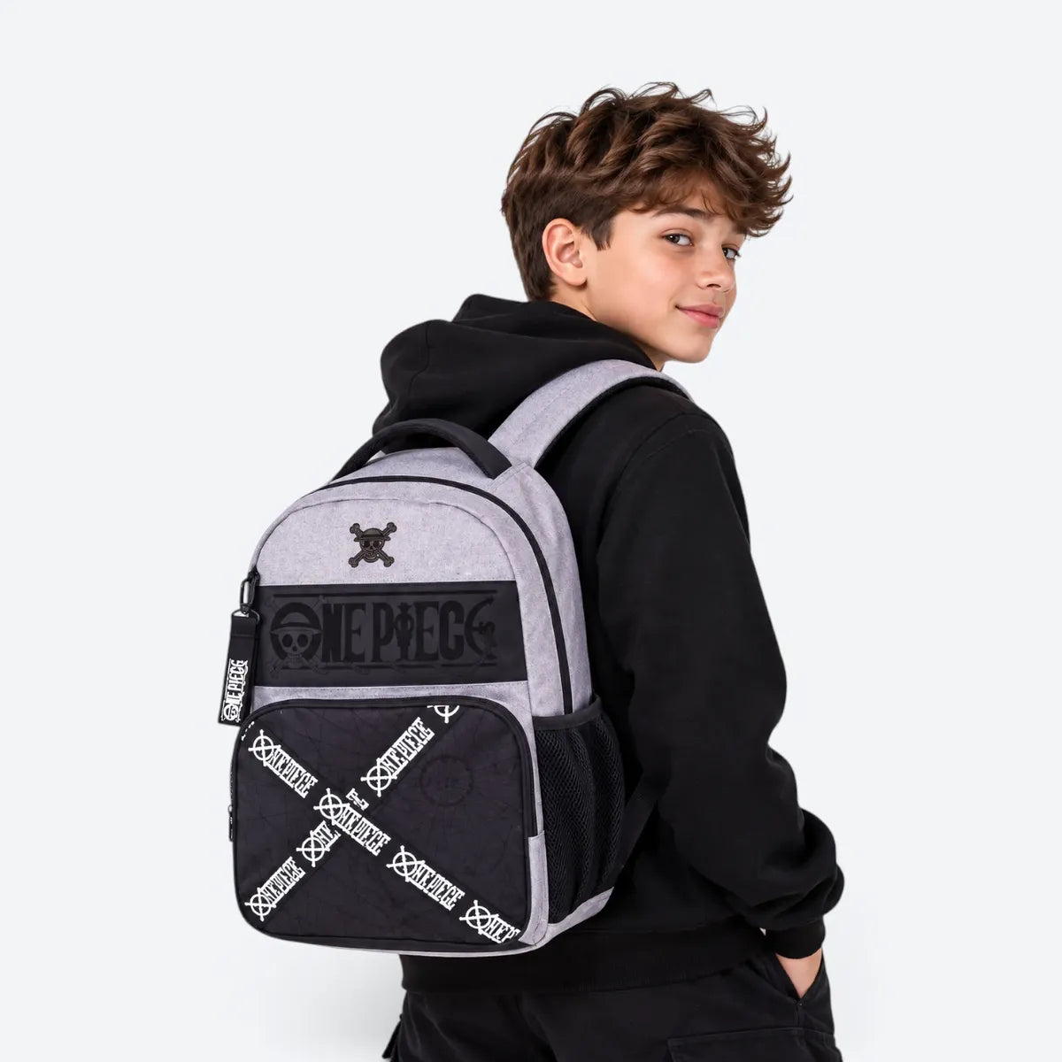 Kit Mochila de Costas Clio One Piece 18 Oficial com Estojo