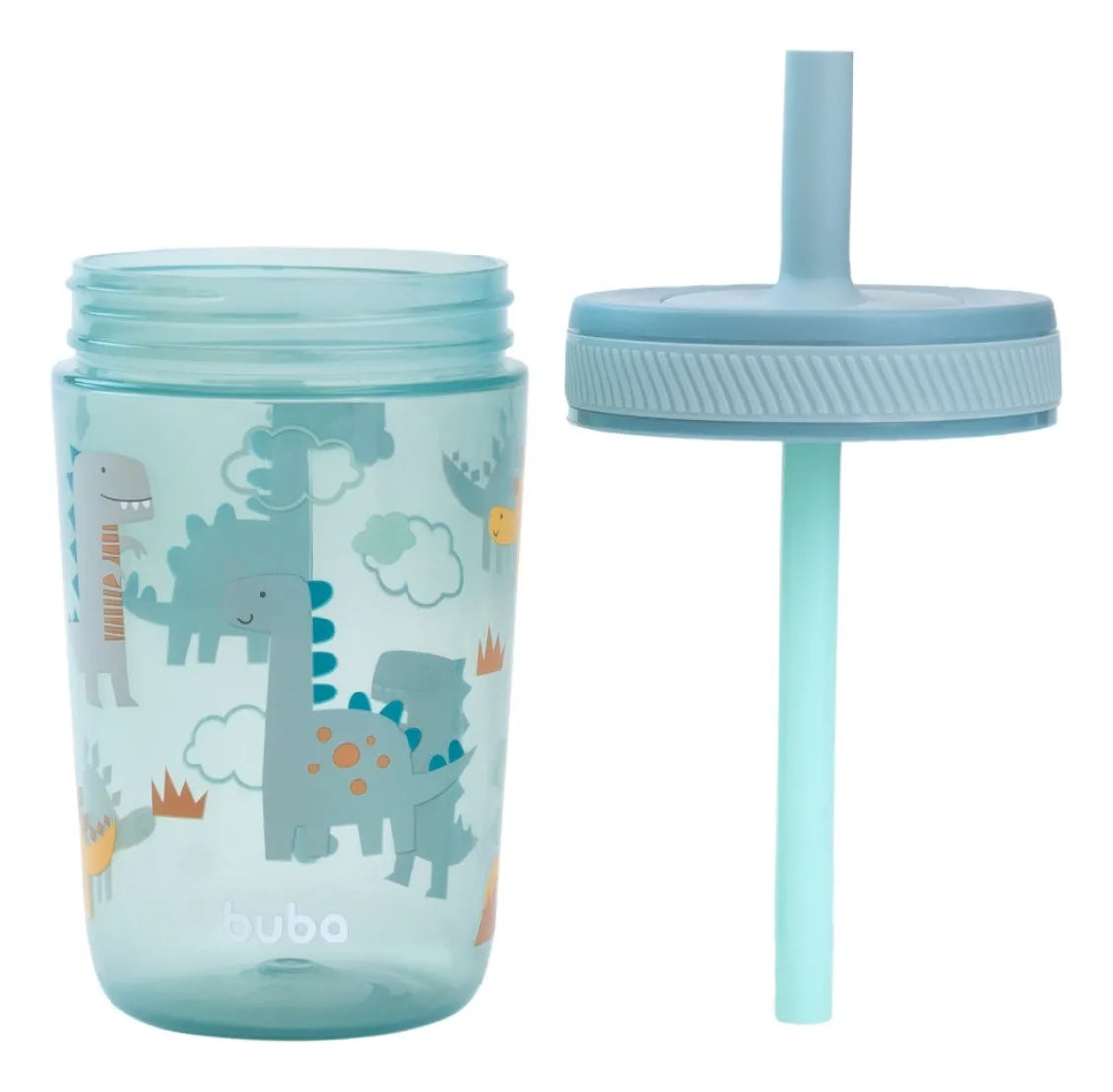 Copo Antivazamento Infantil Buba Magic com Canudo +12M Livre de BPA