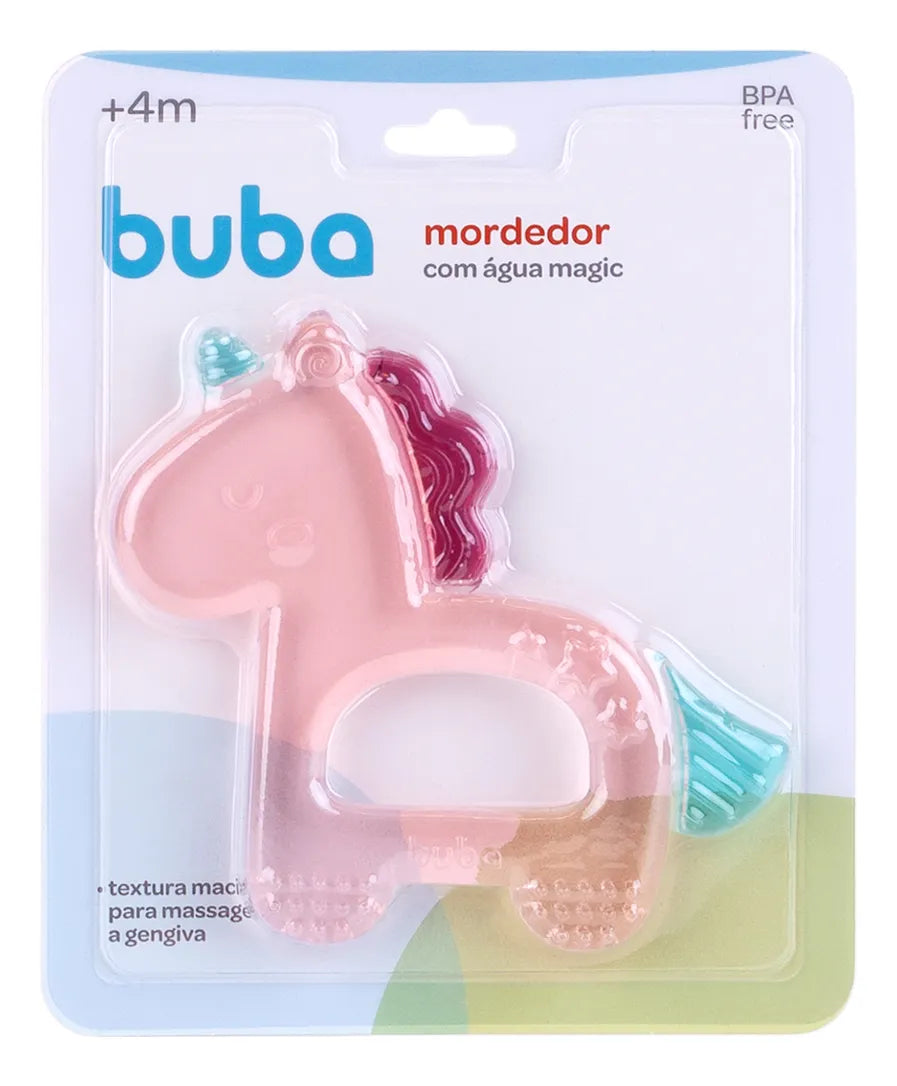 Mordedor com Água Infantil Buba Magic +4M Livre de BPA