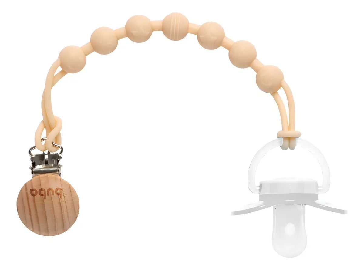 Prendedor de Chupeta Buba Bolinhas em Silicone +3M