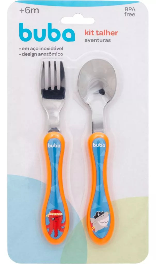 Kit Talhares Buba Aventuras +6 Meses