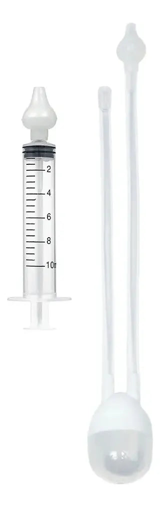 Kit Nasal Buba - Aspirador de Sucção e Seringa para Lavagem 10ml