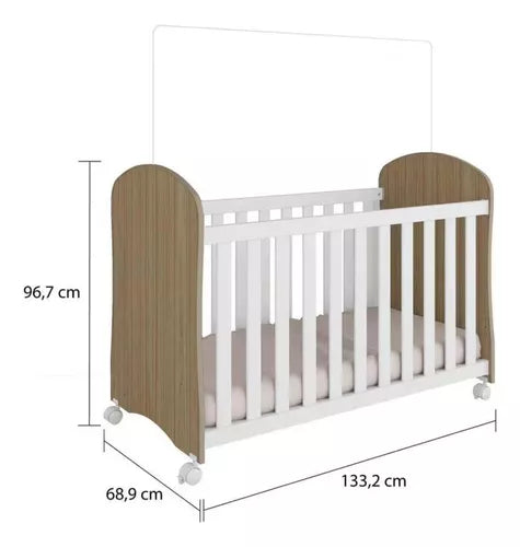 Berço Smim New Simples Peroba