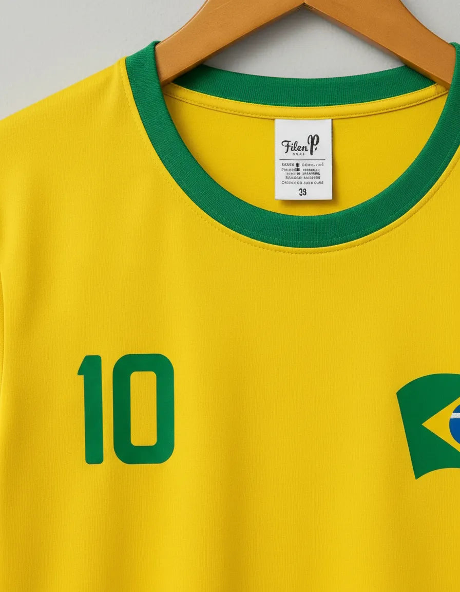 Camisa Manga Curta Felix Baby Brasil Adulto