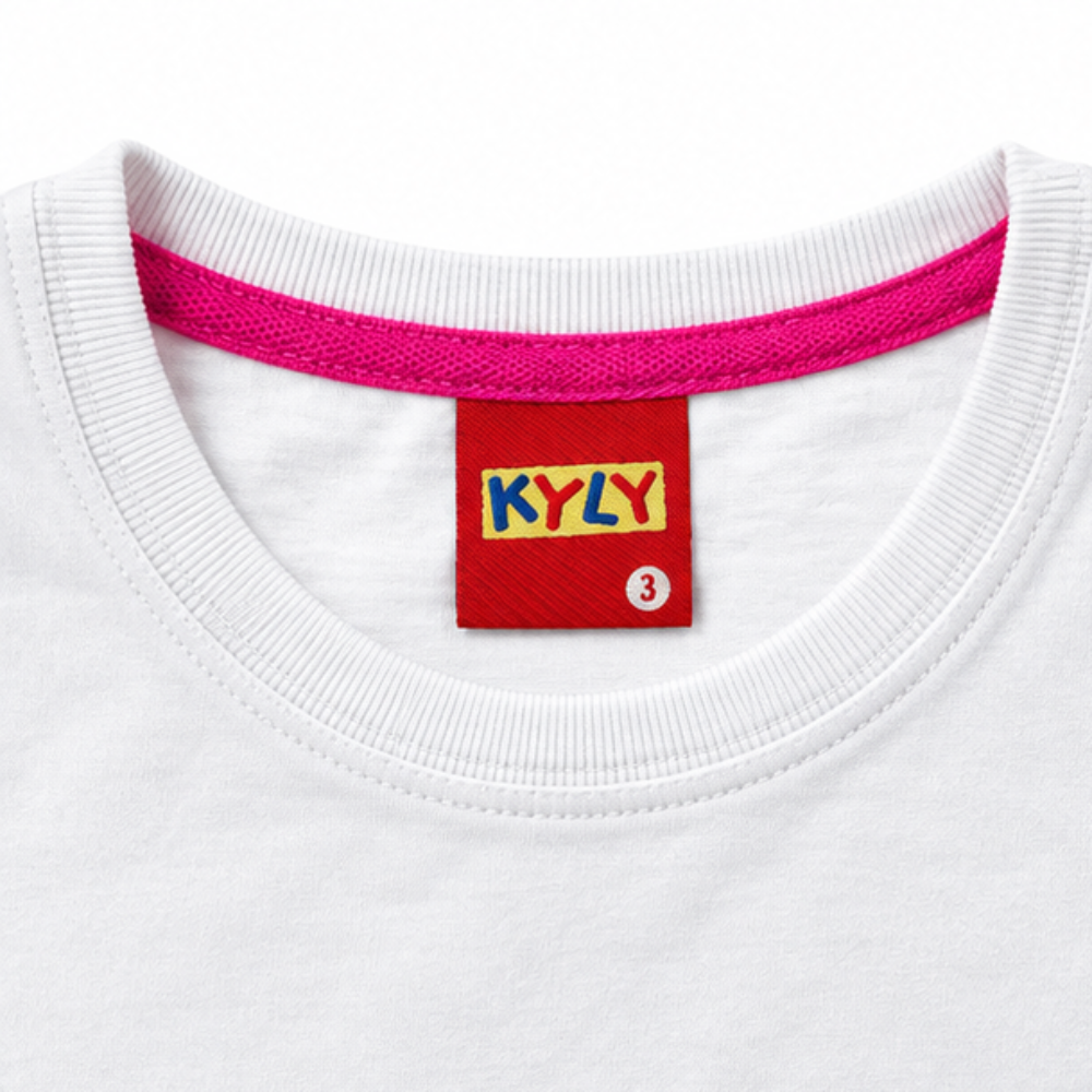 Blusa Cropped Infantil Bebê Kyly Ursinha Bestie em Algodão