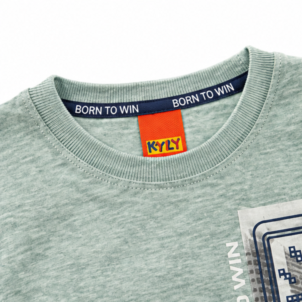 Conjunto Infantil Masculino Kyly Street Rules T-Shirt e Short Cargo