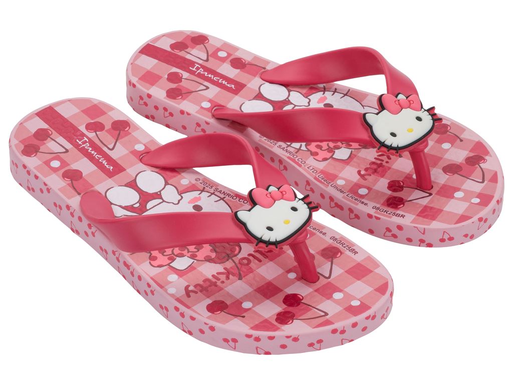 Chinelo Infantil Ipanema Helloo Kitty Funny Conforto Estilo