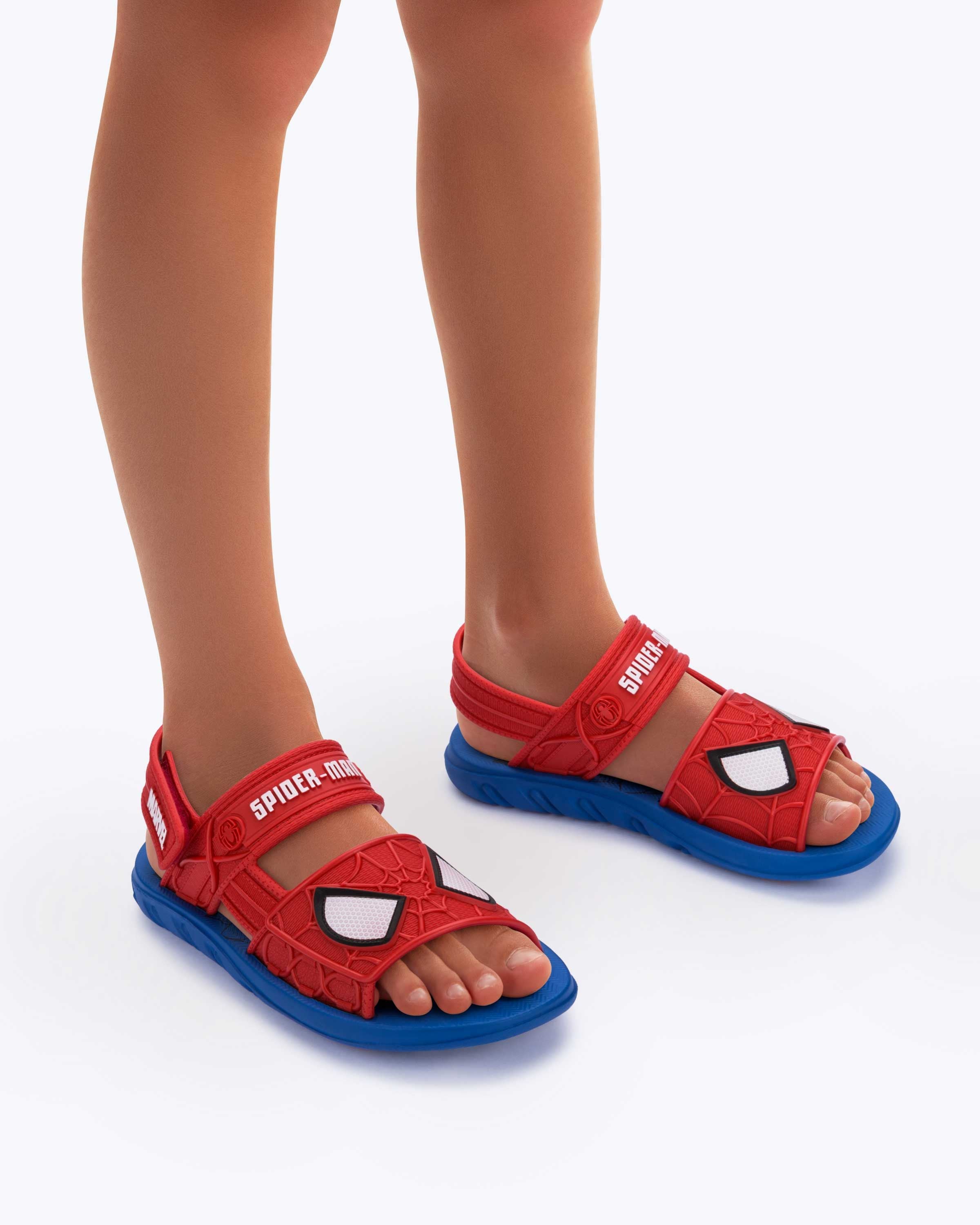 Sandália Infantil Homem Aranha Furgão com Brinde Original